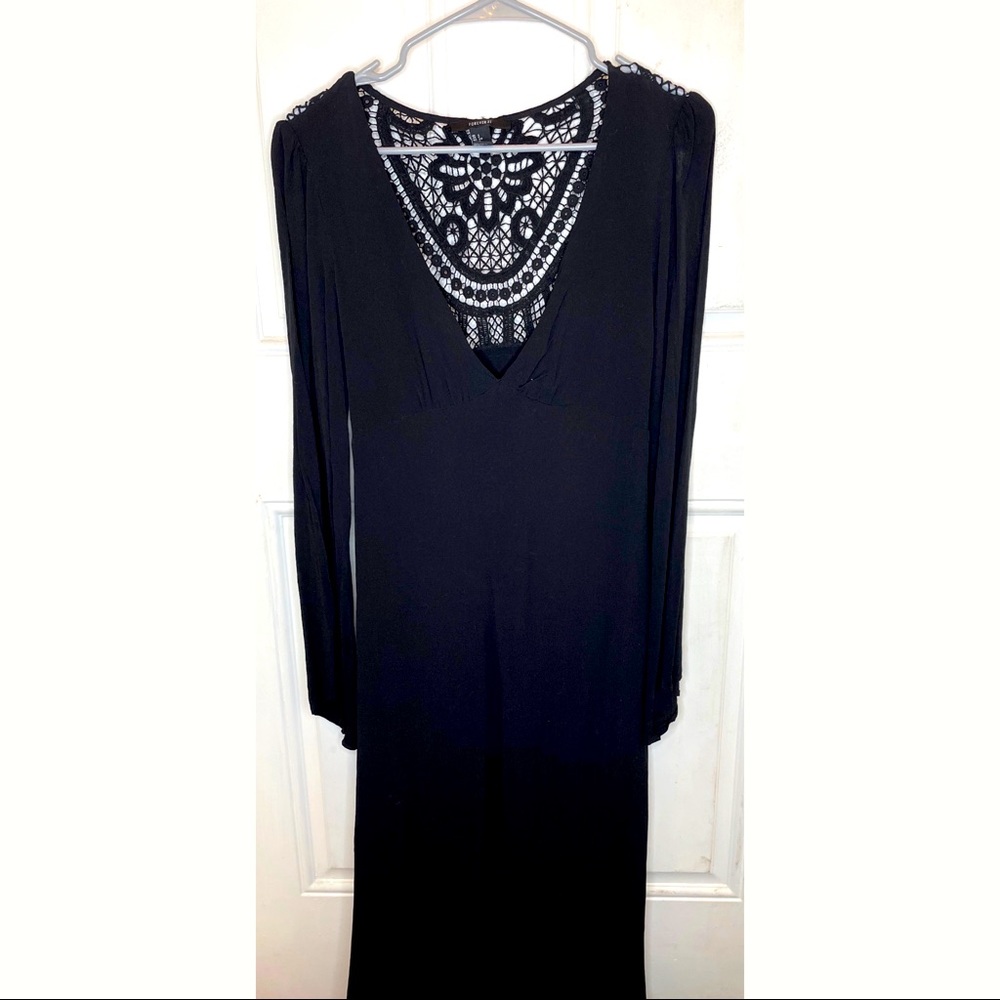 NWT Forever 21 Black Maxi Dress